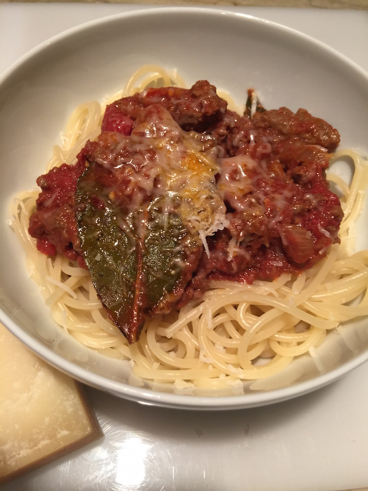 Recipe Spaghettiwithspicymeatsauce Jules of the Kitchen