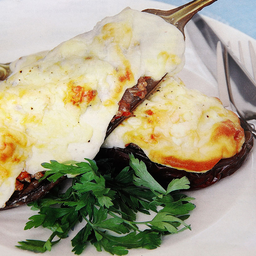 Stuffed Baked Aubergines - Jules of the Kitchen