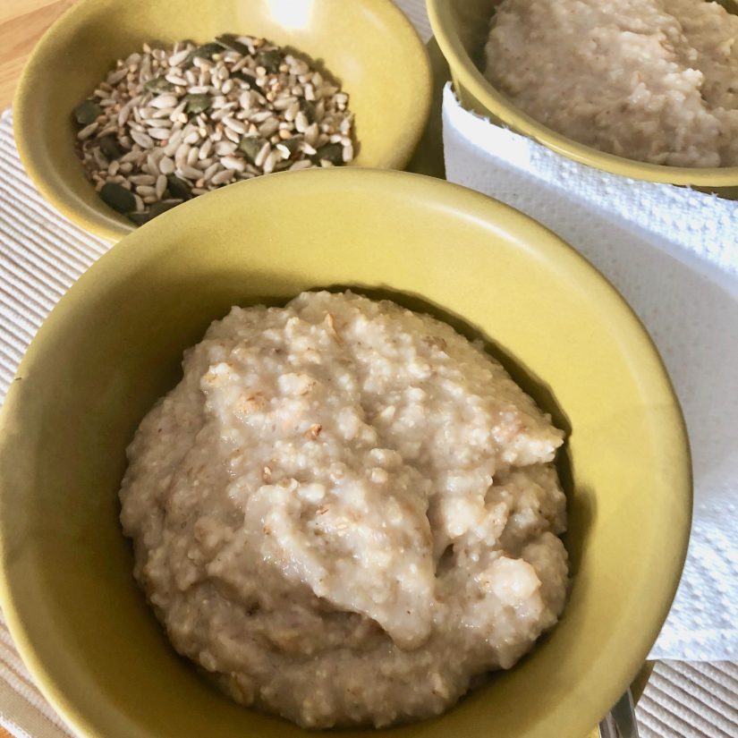 Porridge with seeds - Jules of the Kitchen