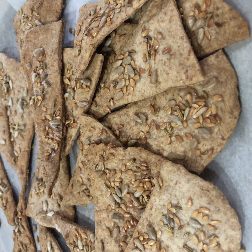 Seedy Crackers - Jules of the Kitchen